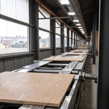 Veneer Assembling Line — Finishing Section