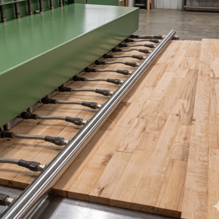 Veneer Assembling Line — Bare Core Machine