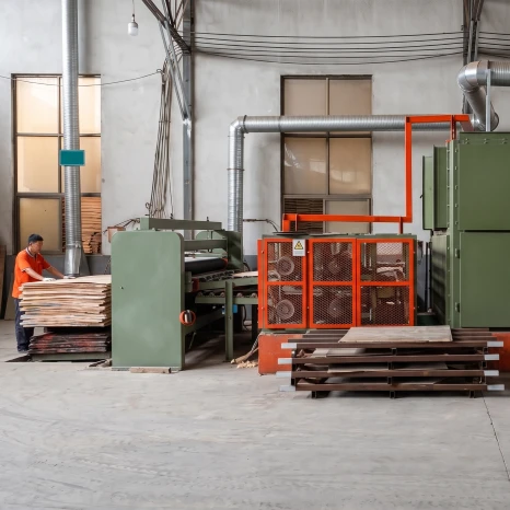 Veneer Roller Dryer — Side View System Overview