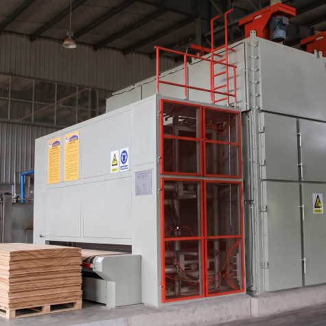 Veneer Wire Mesh Dryer — Input Section